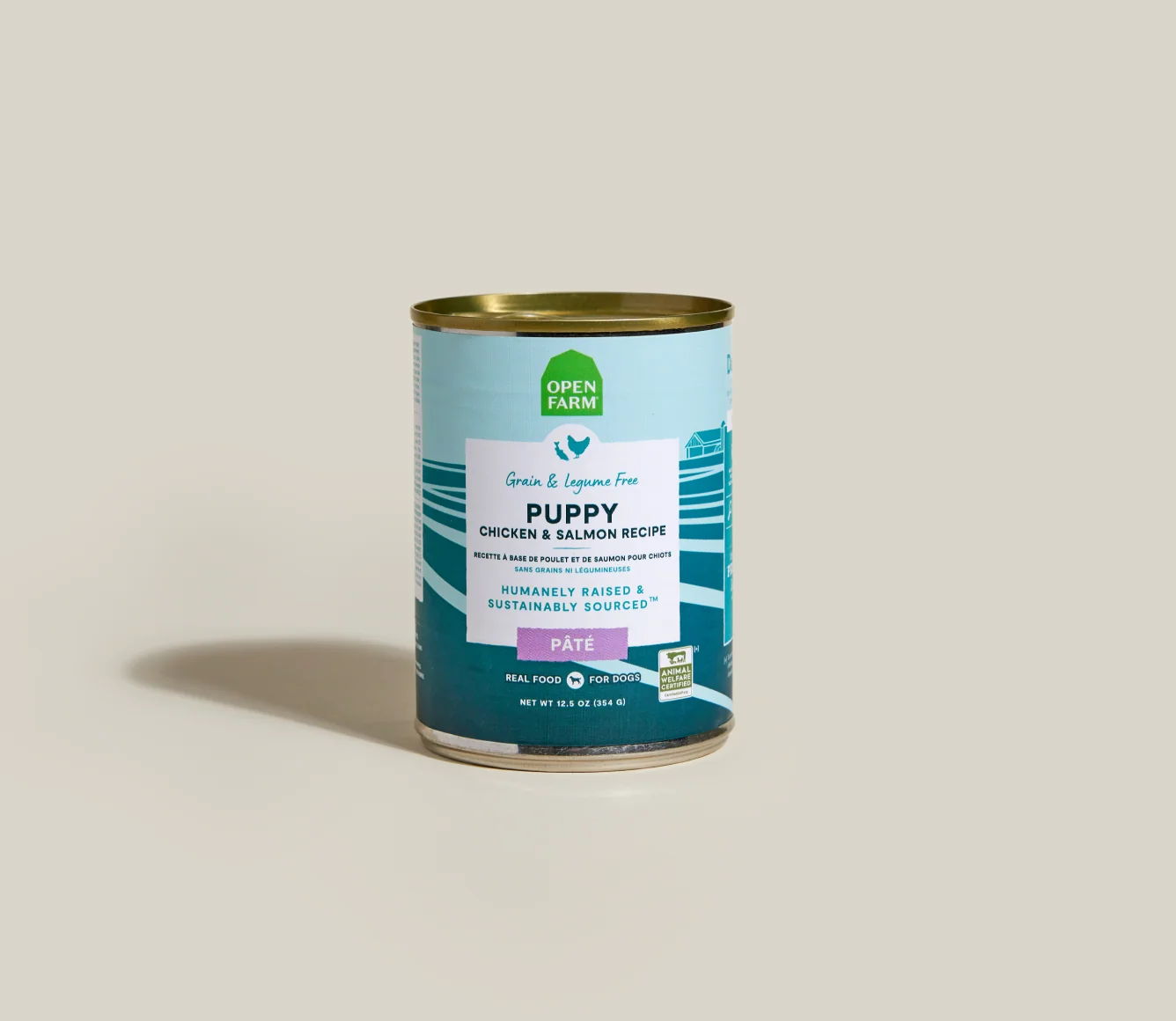 Welpen-Pastete mit Huhn & Lachs und DHA für gesundes Wachstum