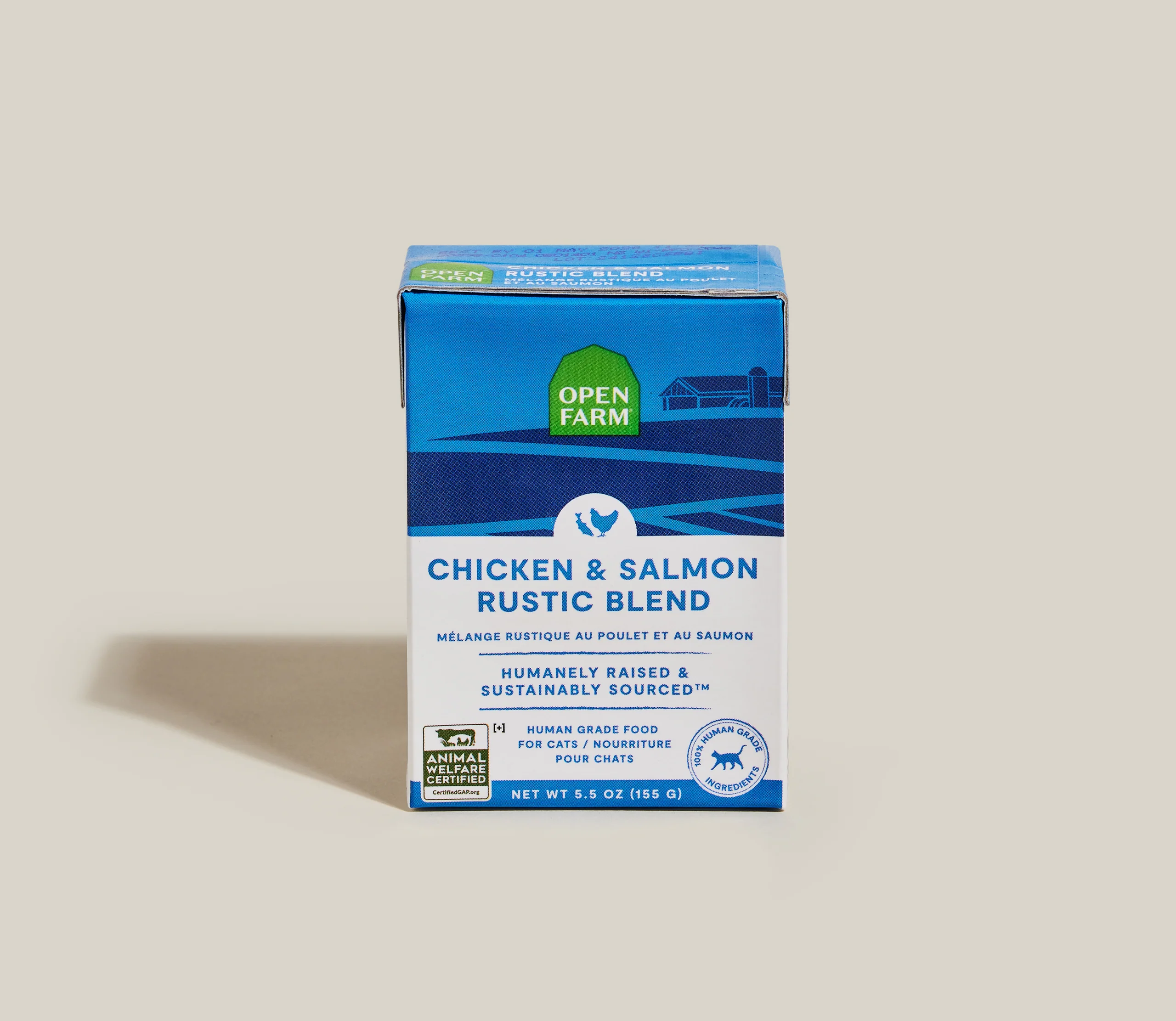 Rustic Blend Variety Pack til katte: Kylling, oksekød og laks