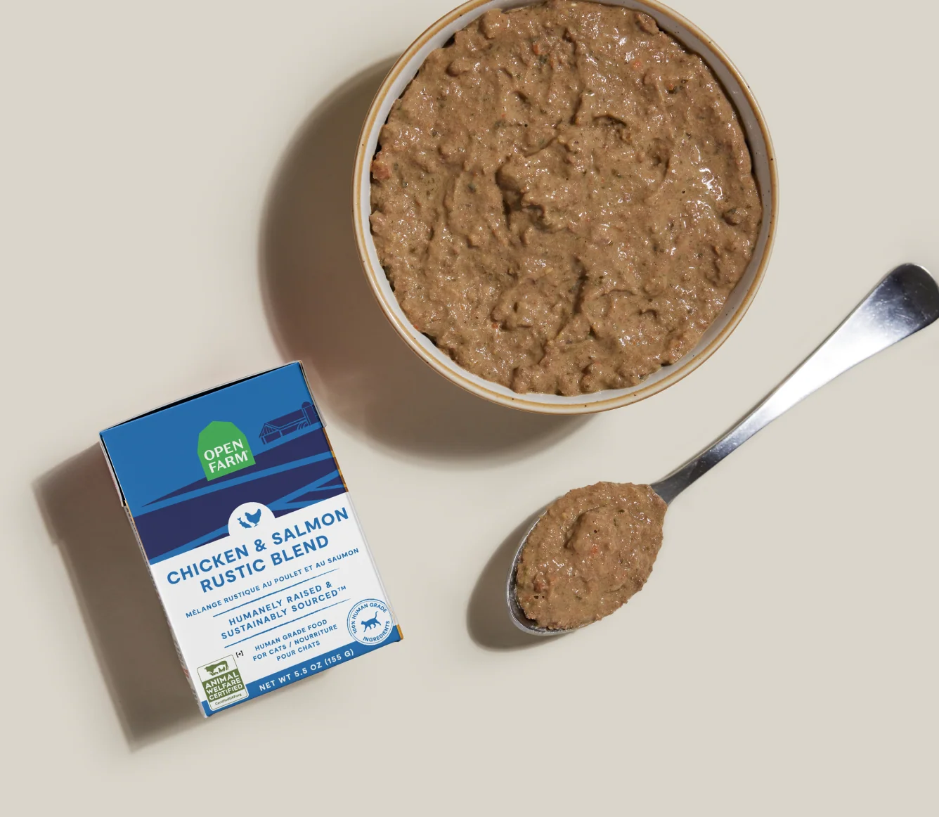 Chicken & Salmon Rustic Blend Wet Cat Food by Open Farm Pet