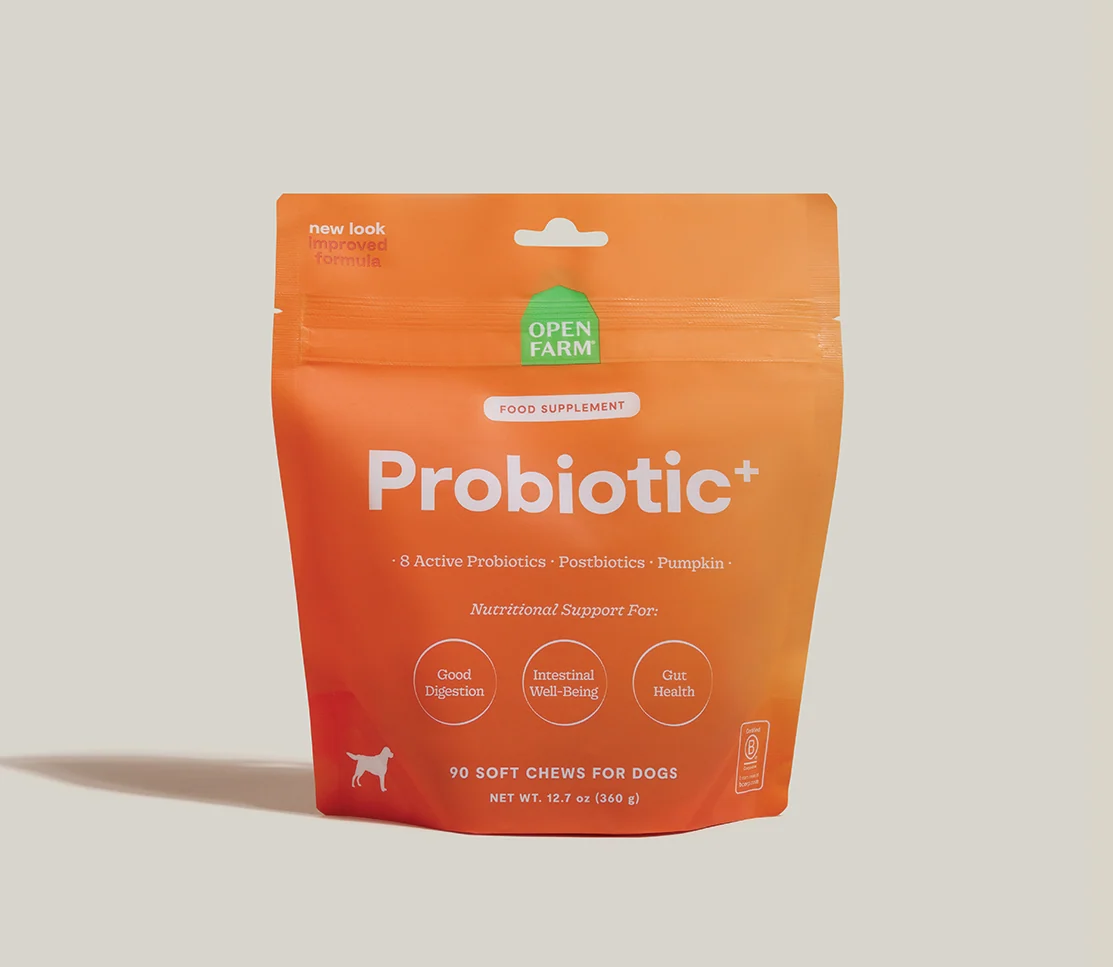 Probiotiske bløde tyggetabletter til hunde med præbiotika og postbiotika, 90 stk.