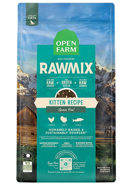 RawMix kornfri killingetørfoder med kylling, kalkun og laks