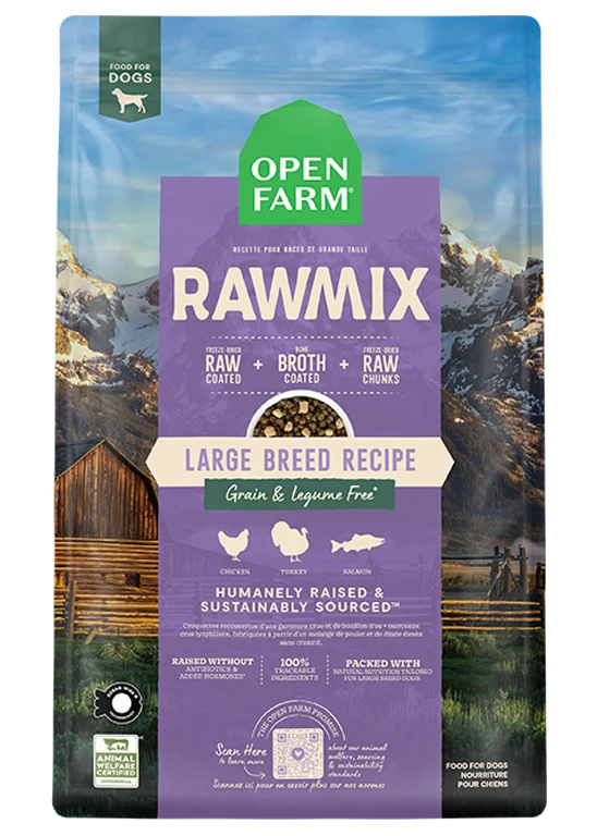 RawMix 大型犬無穀物狗糧乾糧（含三文魚、雞肉及火雞）