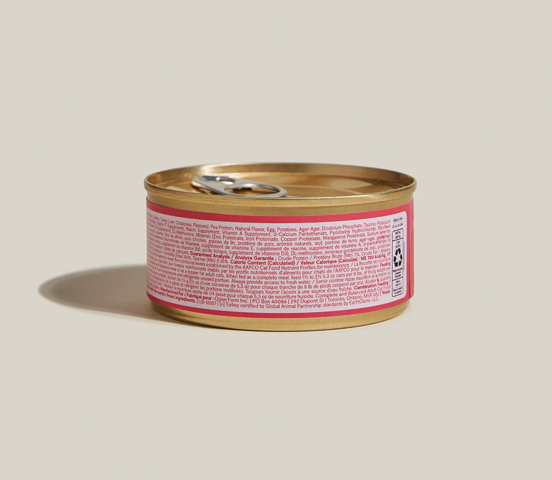 Bouchées de dinde et saumon en sauce pour chat