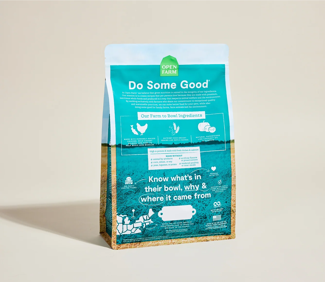 Chicken & Salmon Ancient Grains Kibble for Growing Puppies