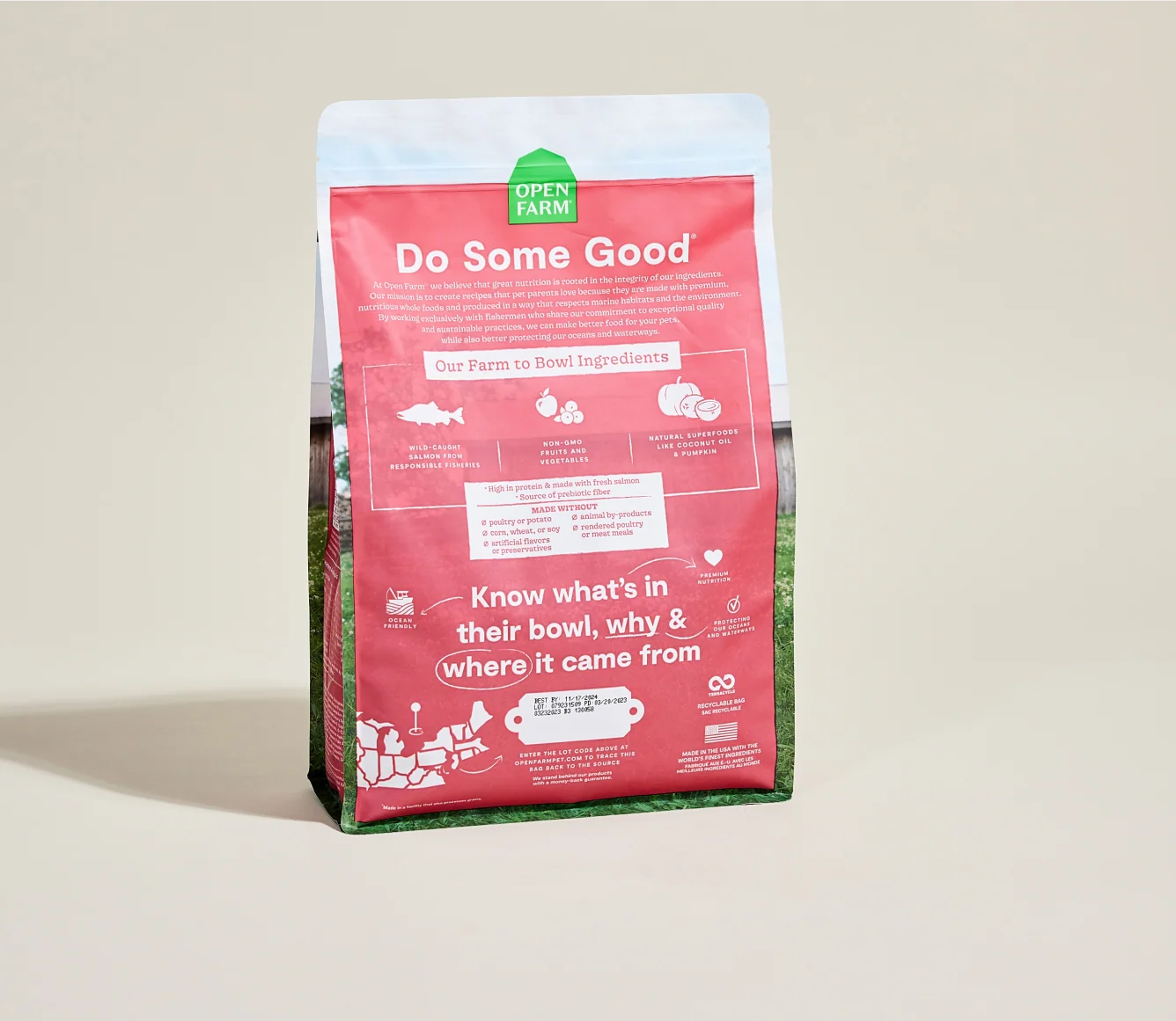 Wild-Caught Salmon Grain-Free Cat Kibble for Kittens and Seniors