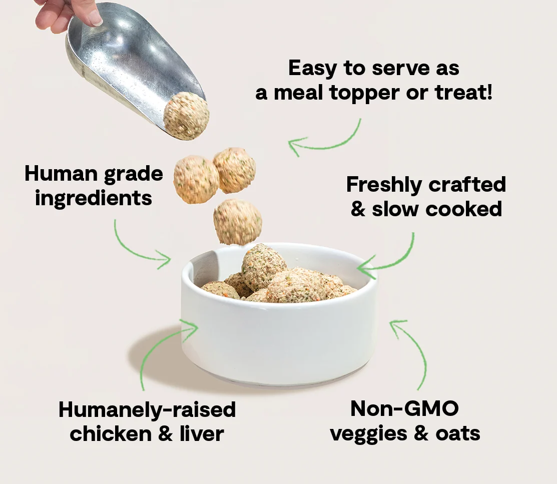 Harvest Chicken frisklavede kødboller til hunde