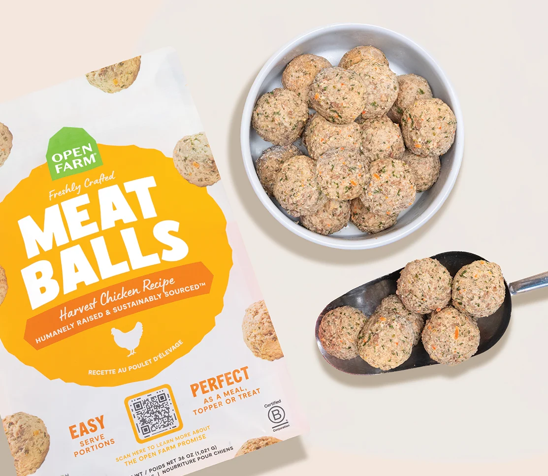 Harvest Chicken frisklavede kødboller til hunde