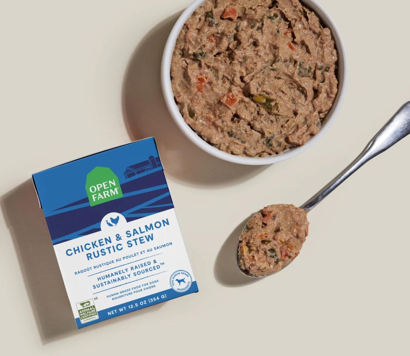 Chicken & Salmon Rustic Stew Wet Dog Food for Dogs