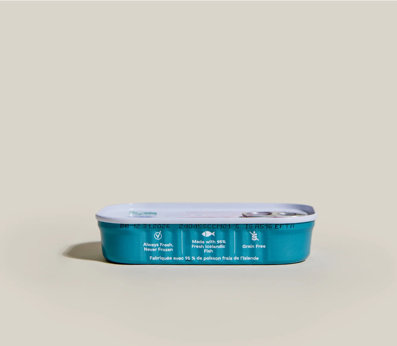 Kediler için Somon ve Morina Topper, %95 Taze İzlanda Balığı Mousse