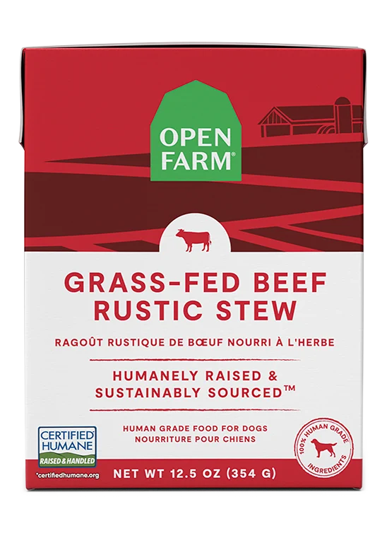 Grass-Fed Beef Rustic Stew Wet Dog Food, Grain-Free