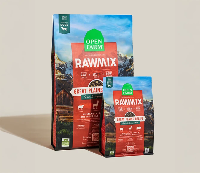 RawMix Great Plains Tahılsız Kuzu, Geyik ve Bizonlu Köpek Maması