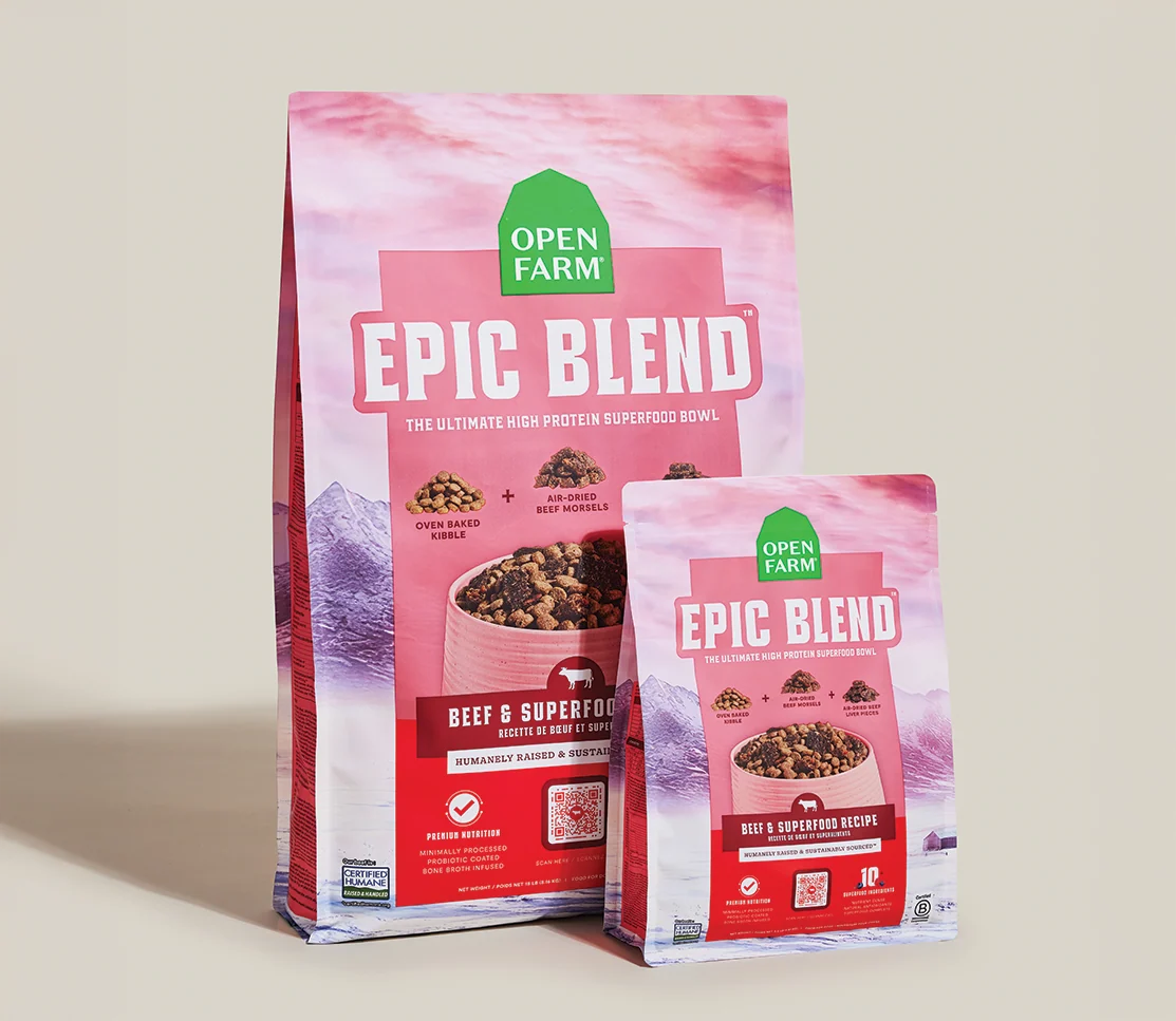Epic Blend Beef & Superfood Dry Dog Food with Probiotics