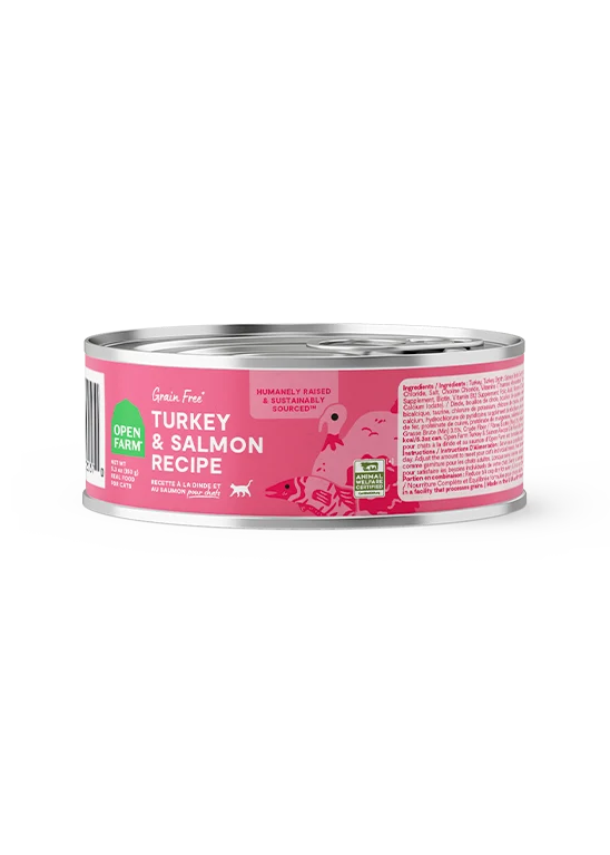 Bouchées de dinde et saumon en sauce pour chat