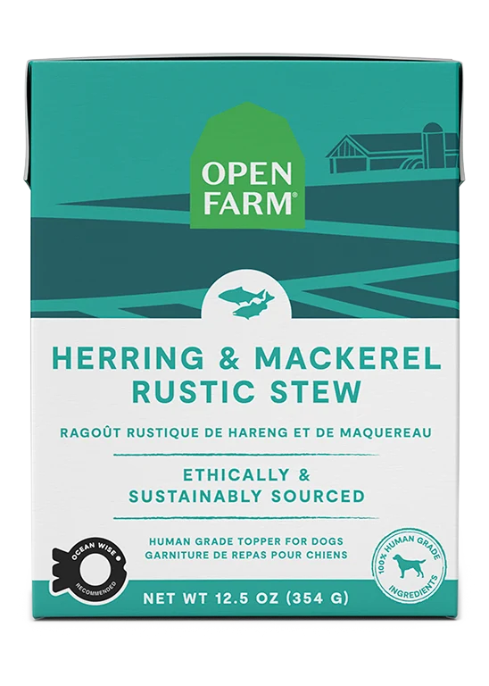 Herring & Mackerel Rustic Stew Wet Dog Food Topper