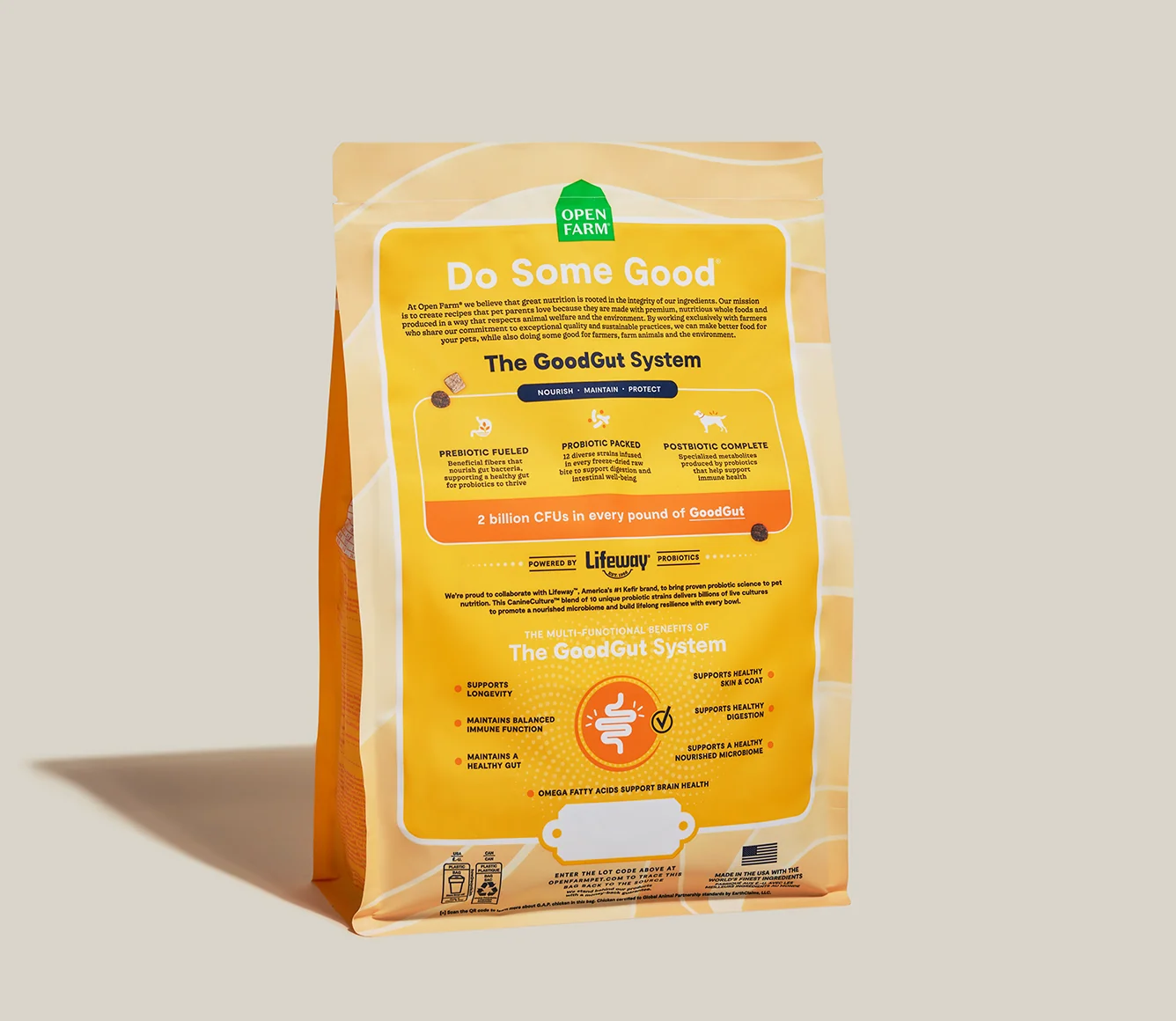 GoodGut Harvest Chicken Hundefutter mit Lifeway-Probiotika