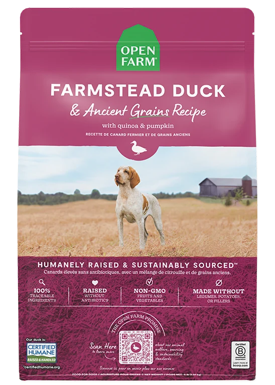 Farmstead And Ancient Grains Hundefoder med Græskar og Quinoa