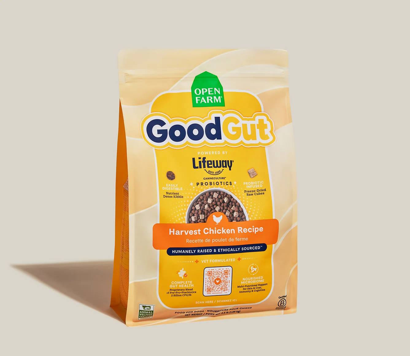 GoodGut Harvest Chicken Hundefutter mit Lifeway-Probiotika